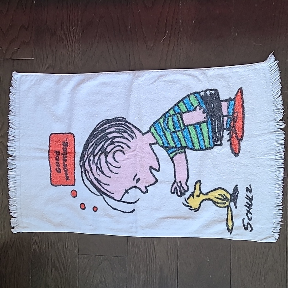 EUC Vintage 1971 Tastemaker Peanuts towel